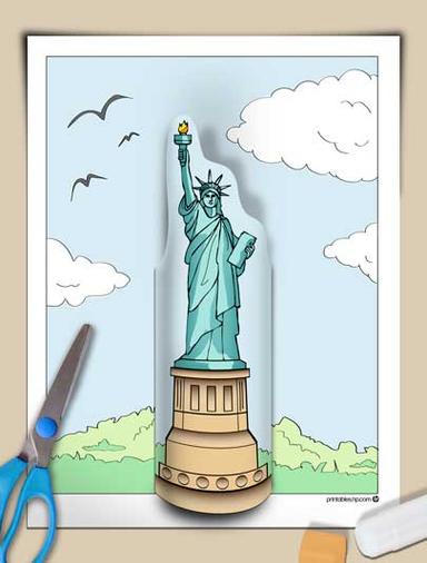 HP Statue of Liberty Scene Craft