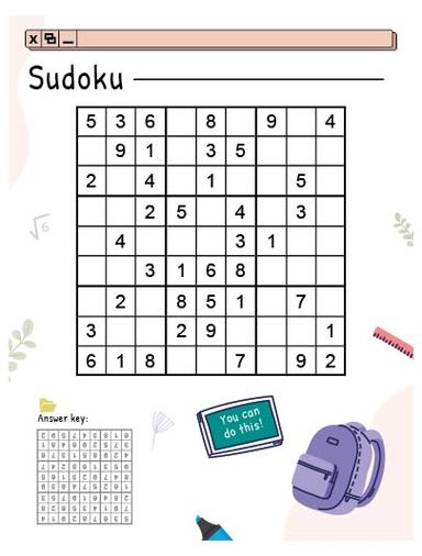 Jogo Sudoku HP Kids 07