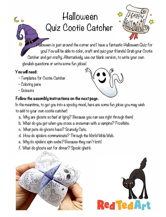 Cootie Catcher - Ages 9-12