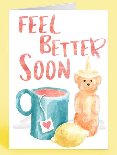 Get Well Card - feel better soon