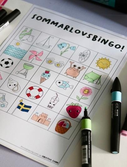 Sommarlovsbingo