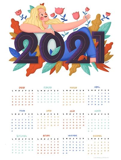 2021 Spanish Calendar