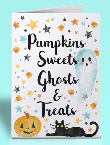 HP Halloween Cards_Cute pumpkin & cat