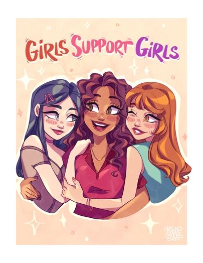 Las niñas apoyan a las niñas