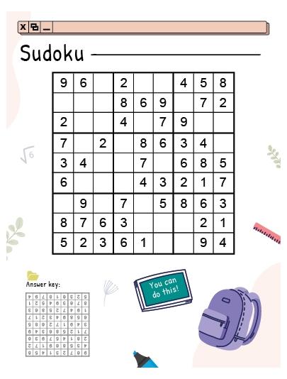 Sudoku-spel 09