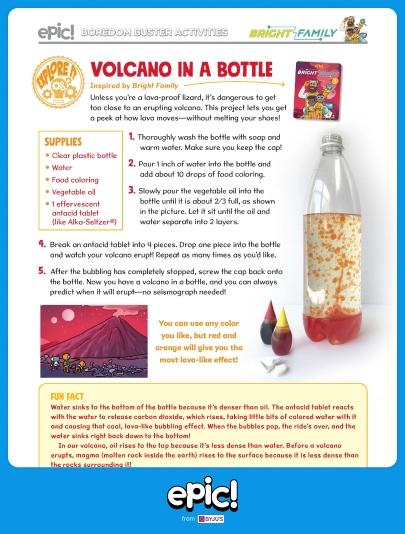 Bright Family - Volcan dans une bouteille