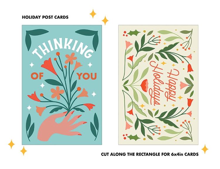 Colorful Holiday Cards