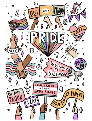 LGBTQ Stickers by Fox Fisher
