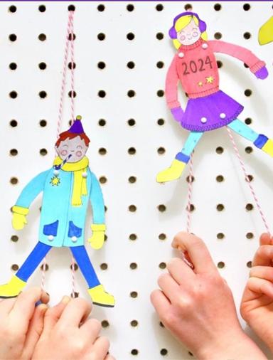 NYE Puppets Crafts Magic Made Printable Series