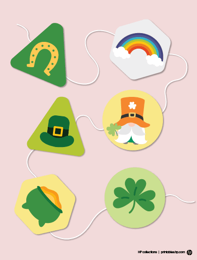 St. Patricks Day Craft Garland 2