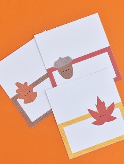 Thanksgiving Placecard Templates
