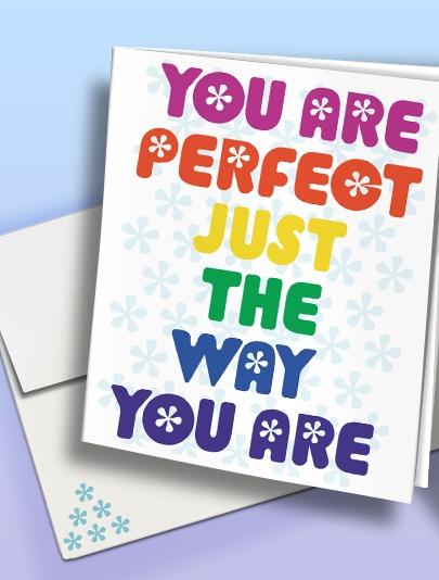 HP Pride Card - You Are Perfect Just The Way You Are