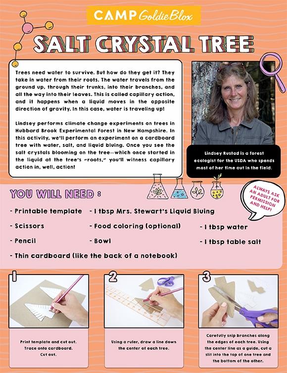 Salt Crystal Tree
