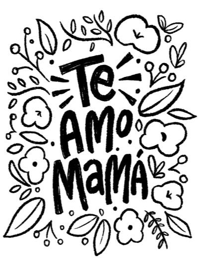 Te Amo Mamá Card Mother's Day Series