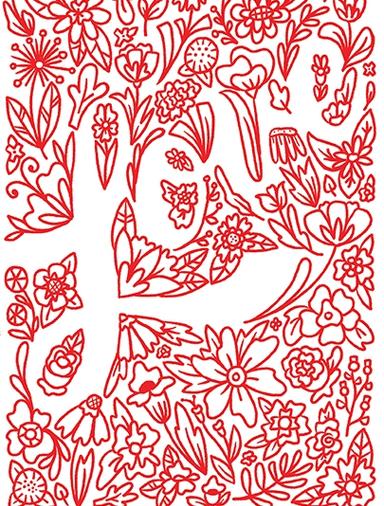 Love Color-in Card Valentine's Day Series