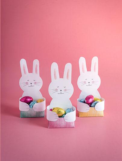 Bunny Chocolate Holders