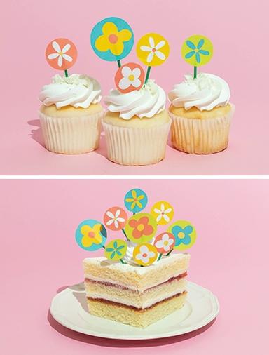 Spring Dessert Toppers Craft Easter and Spring Series