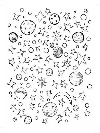 Festive Feast of Coloring Stars