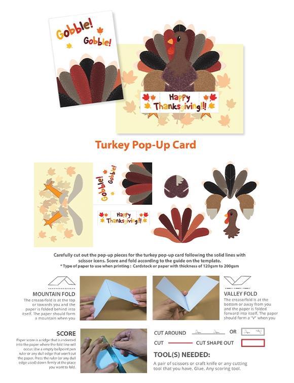 Turkey Pop-up Card