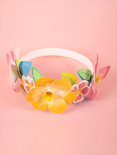 Flower Headband Craft Easter and Spring Series