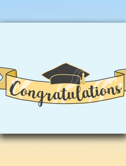 HP Graduation Card - Congratulations Graduate!