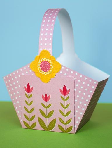 Easter Floral Basket Craft by Julia Leister