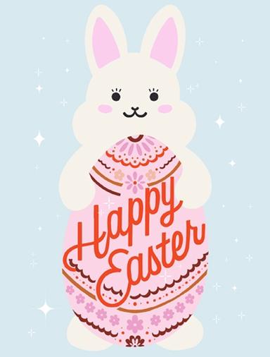 Happy Easter Card by Natalie Brown