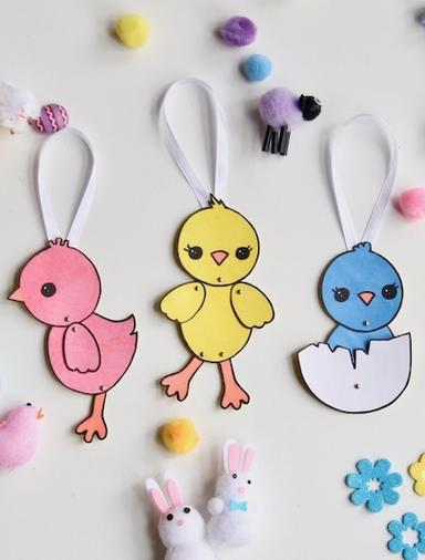 Wiggly Chicks Craft Easter and Spring Series