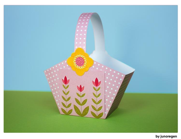 Easter Floral Basket Craft by Julia Leister