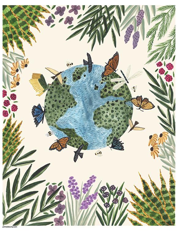 Cartel del Día de la Tierra