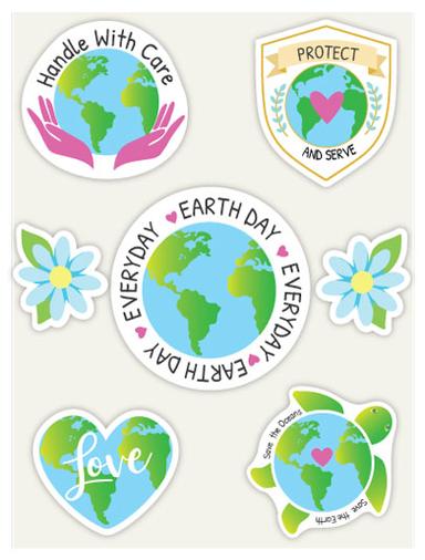 HP Earth Day Stickers 2