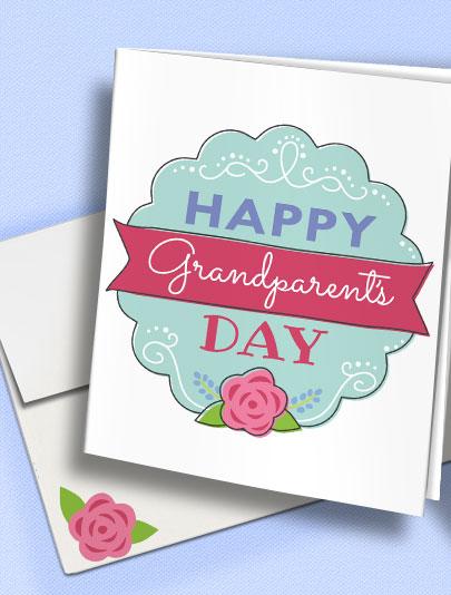 HP Grandparent's Day Card with envelope - Seal of approval!