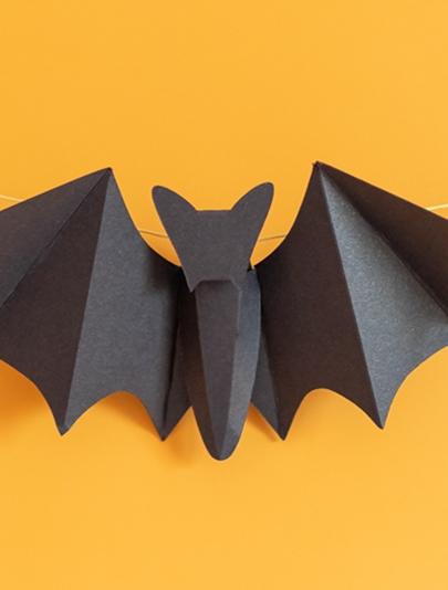 Halloween Bat Garland
