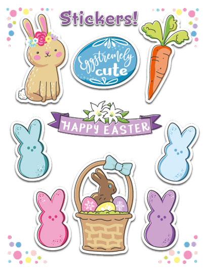 Easter Sticker Sheet 2