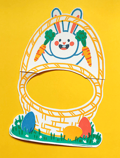 Carrot Toss Craft Easter and Spring Series