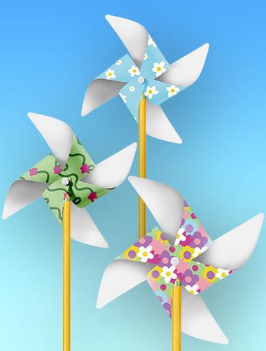 Spring Pinwheels Craft Easter and Spring Series