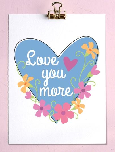 HP Mother's day poster Love you more!