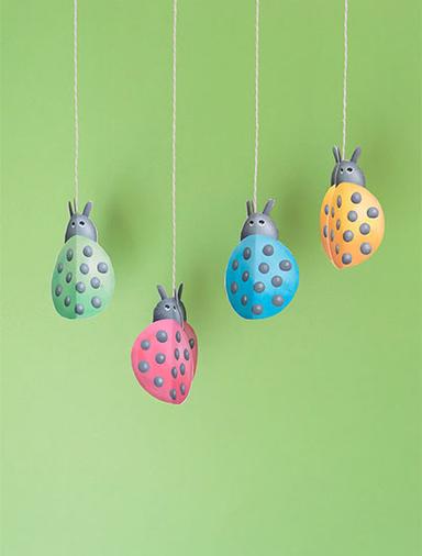 Hanging Ladybugs Craft Easter and Spring Series