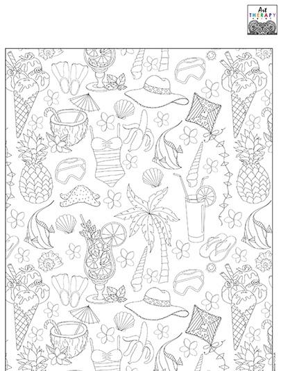 Summer Fun - Free Coloring Pages & Printables | HP® Official Site